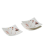 Blanc de Chine Peacock Tile Coaster — view 1