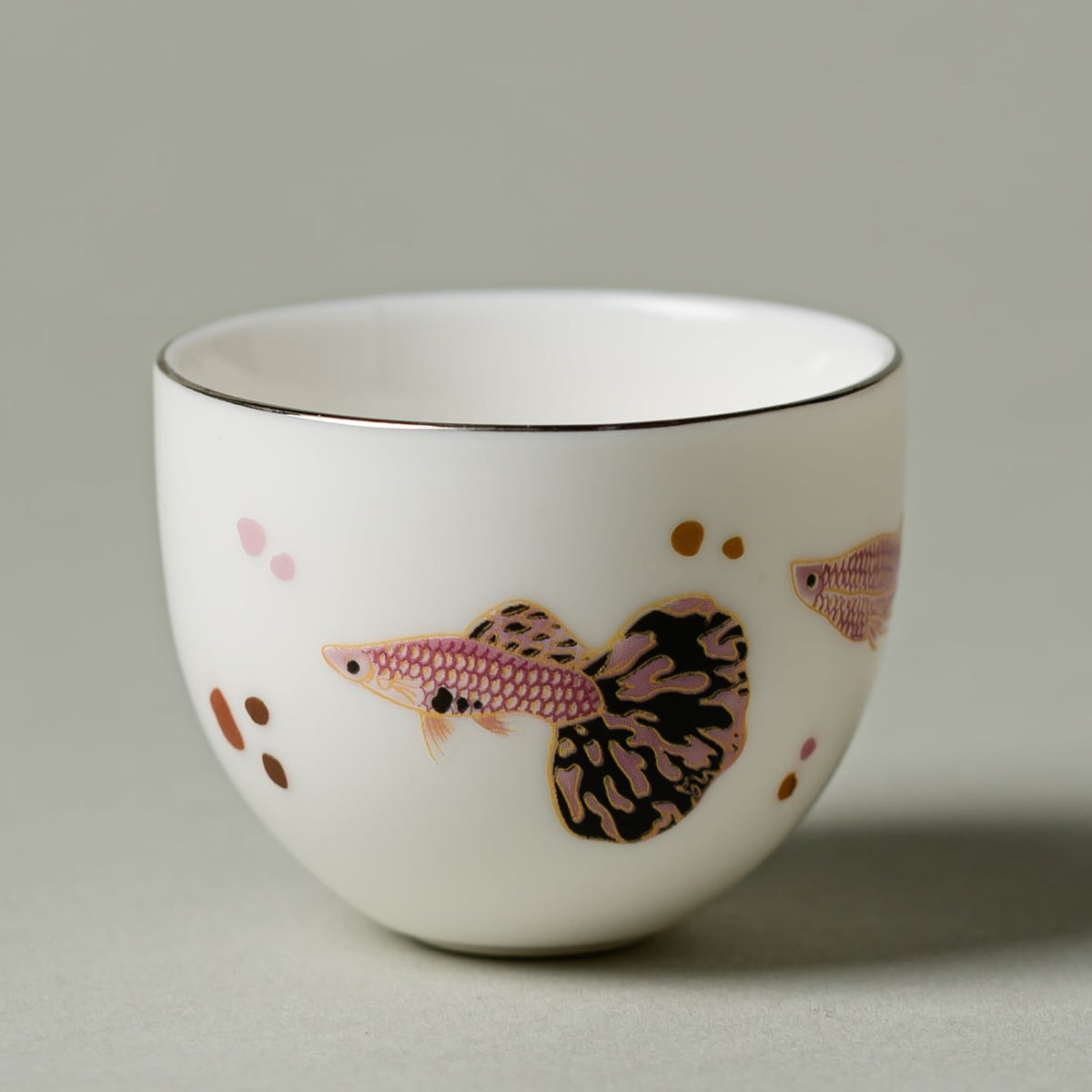 Blanc de Chine Peacock Tumbler Cup — view 3
