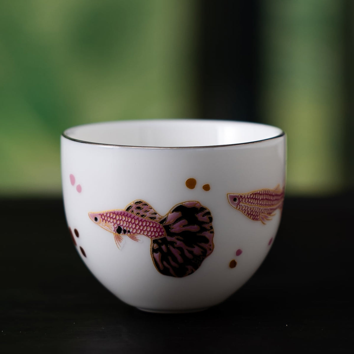 Blanc de Chine Peacock Tumbler Cup — view 4