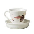 Blanc de Chine Peacock Woven Time Coffee Cup — view 1