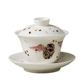 Blanc de Chine Peacock Yuanman Gaiwan — view 1