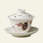 Blanc de Chine Peacock Yuanman Gaiwan — view 2