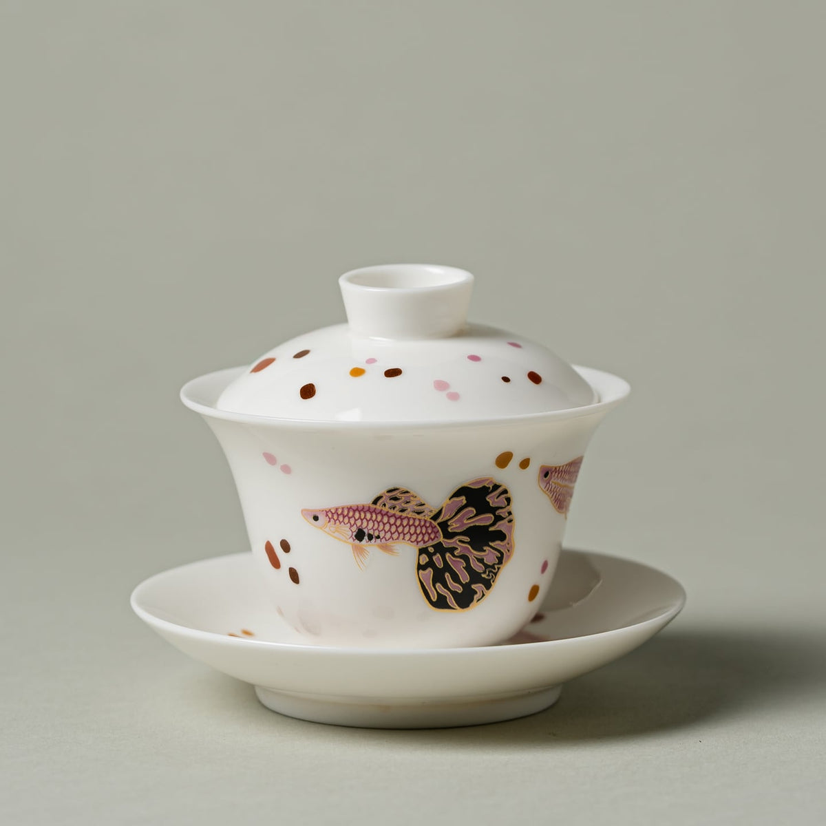 Blanc de Chine Peacock Yuanman Gaiwan