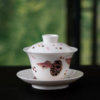 Blanc de Chine Peacock Yuanman Gaiwan — view 4