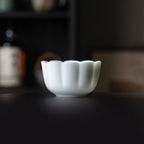 Blanc de Chine Petal Waste Bowl — view 2