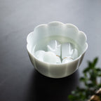 Blanc de Chine Petal Waste Bowl — view 4