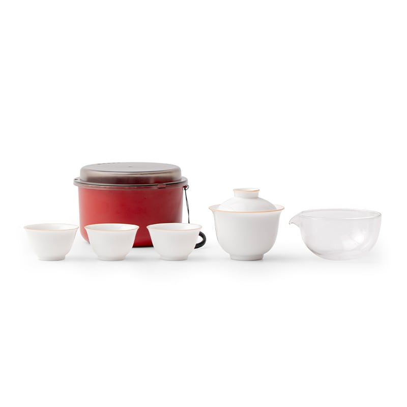 Blanc de Chine Xunji Travel Tea Set