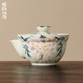 Blue-and-White Iron Red Spring Branch Ocean-Gazing Display Vessel — view 2