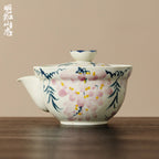 Blue-and-White Iron Red Spring Branch Ocean-Gazing Display Vessel — view 2