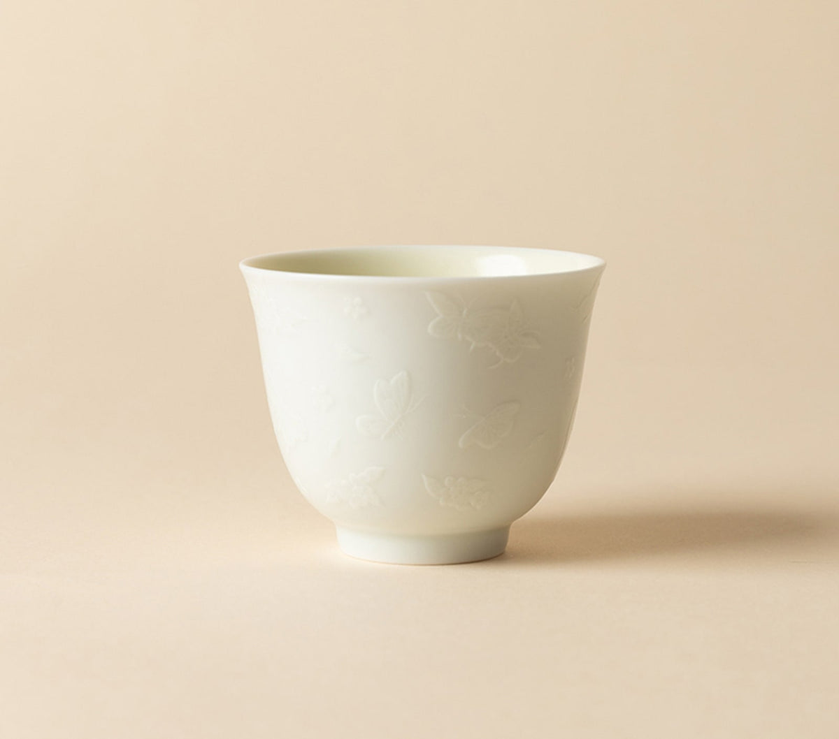 Butterfly Meadow Flower Spirit Cup in Mist Celadon