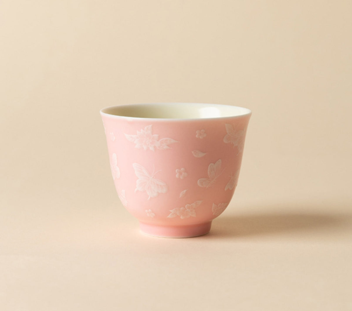 Butterfly Meadow Flower Spirit Cup in Sakura Pink