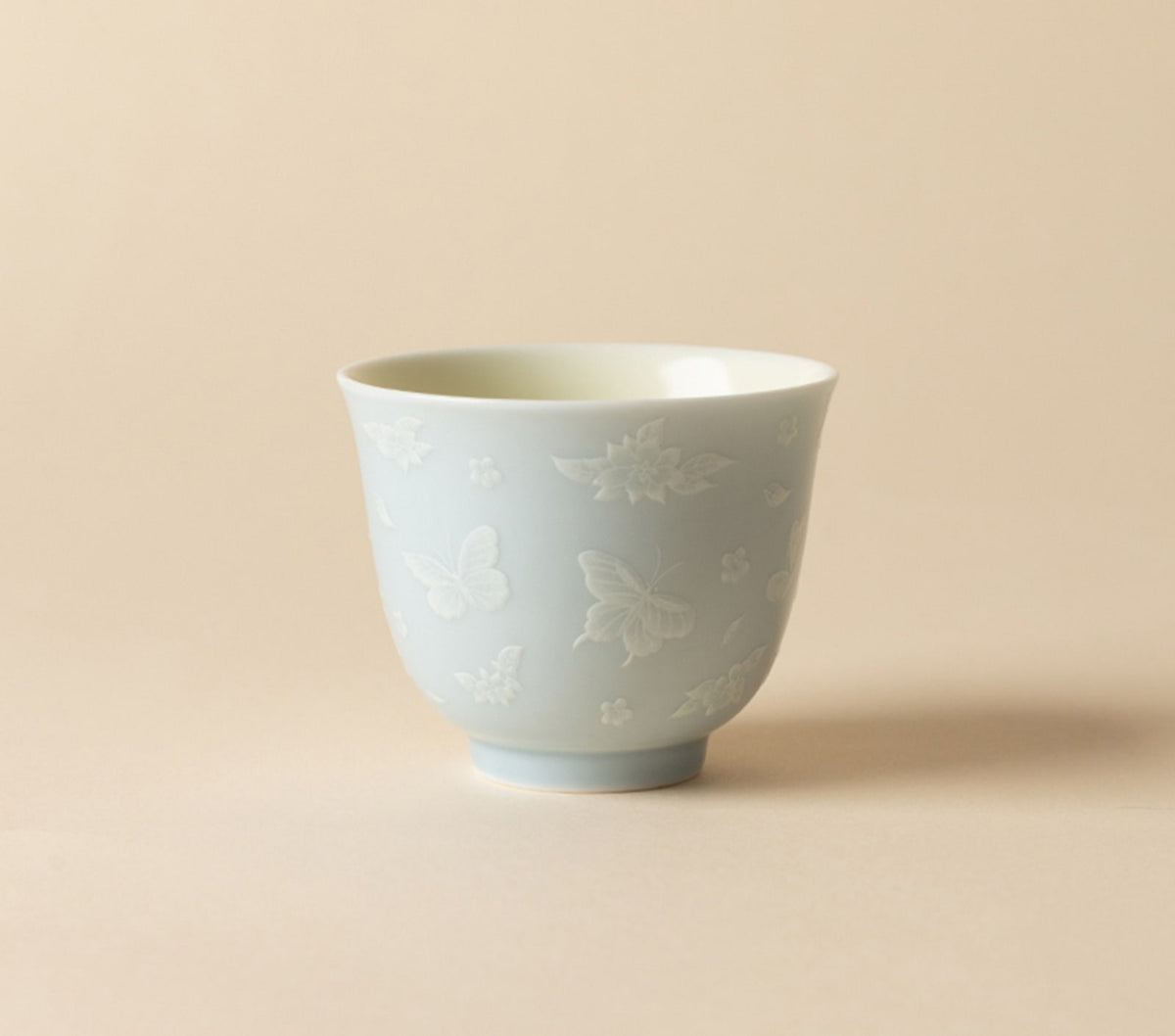 Butterfly Meadow Flower Spirit Cup in Shore Blue