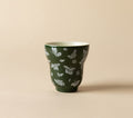 Butterfly Meadow Gourd Cup in Deep Green