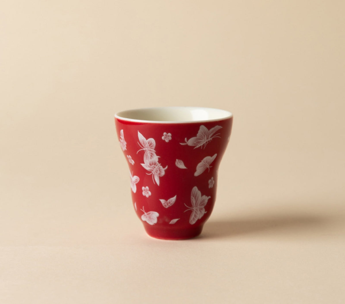 Butterfly Meadow Gourd Cup in Lang Red