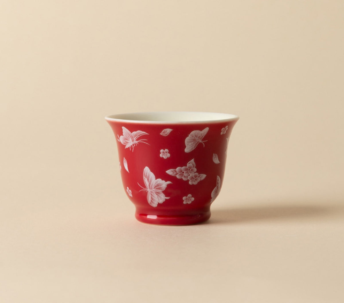 Butterfly Meadow Moyu Cup in Lang Red