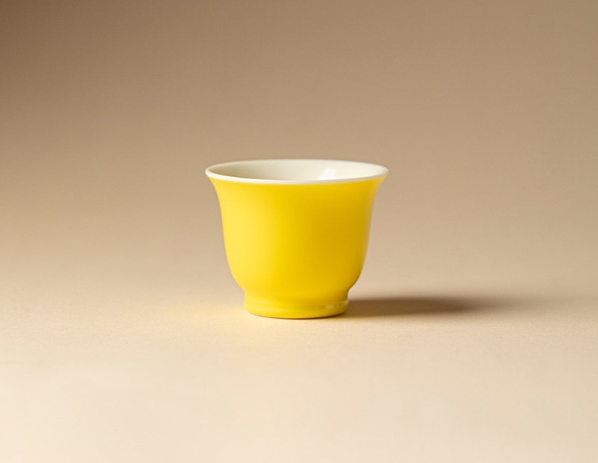 Chromatic Glaze Moyu Cup in Imperial Yellow