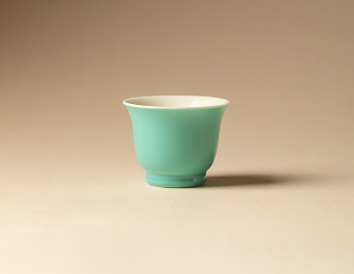 Chromatic Glaze Moyu Cup in Turquoise Green