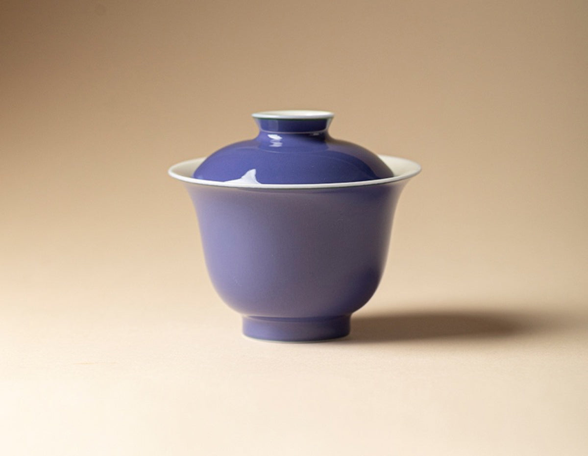 Chromatic Glaze Zhuyun Gaiwan in Cobalt Blue
