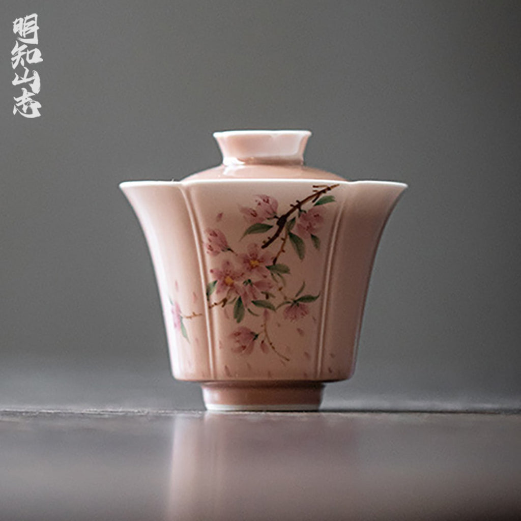 Cinder Rose Falling Peach Ode Contemplation Gaiwan — view 2