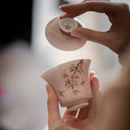 Cinder Rose Falling Peach Ode Contemplation Gaiwan — view 5