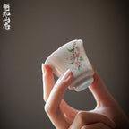 Cinder Rose Falling Peach Ode Contemplation Tasting Cup — view 2