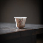 Cinder Rose Falling Peach Ode Contemplation Tasting Cup — view 4