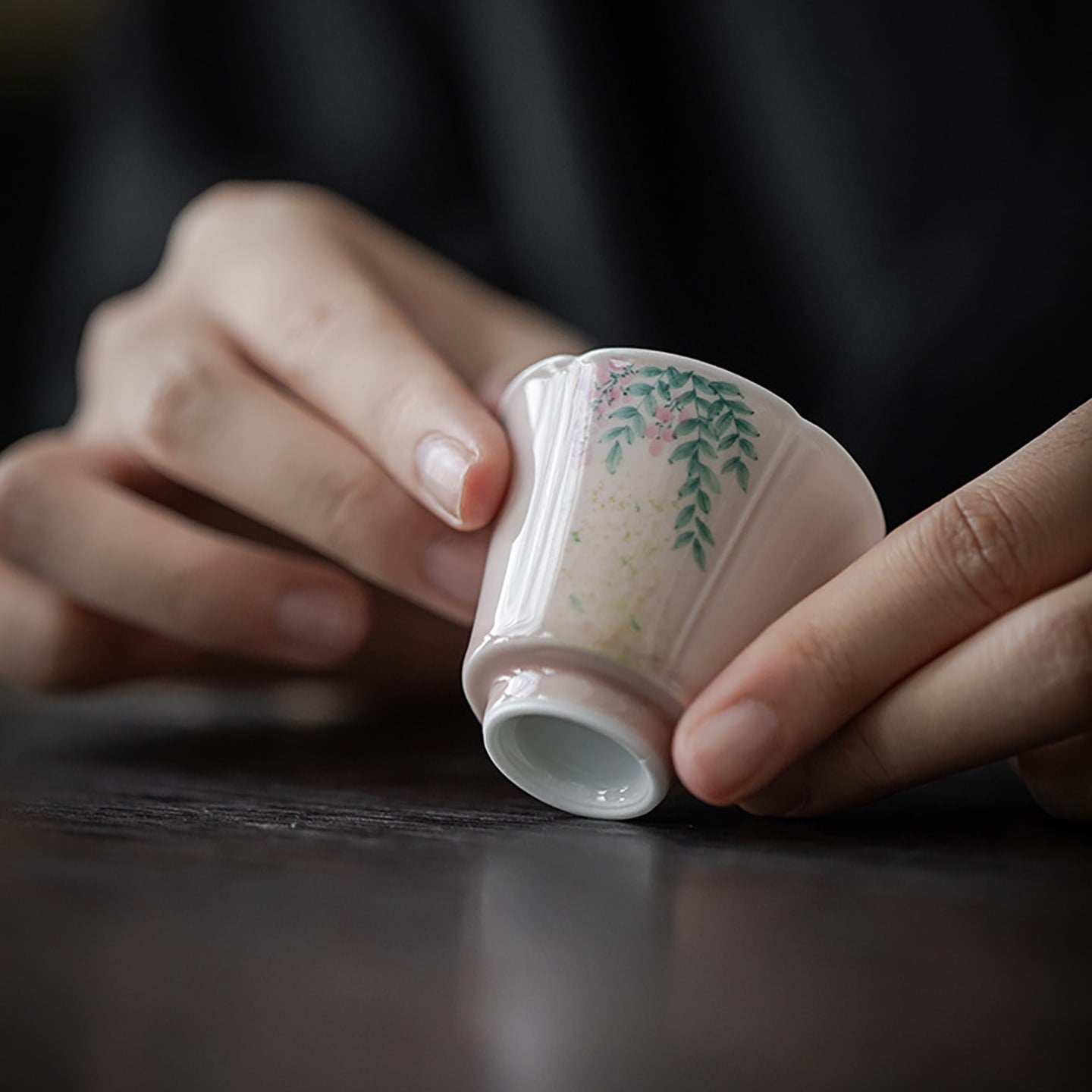 Cinder Rose Wisteria Contemplation Tasting Cup — view 3