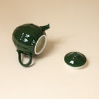 Deep Green Cloud Reverie Teapot — view 1