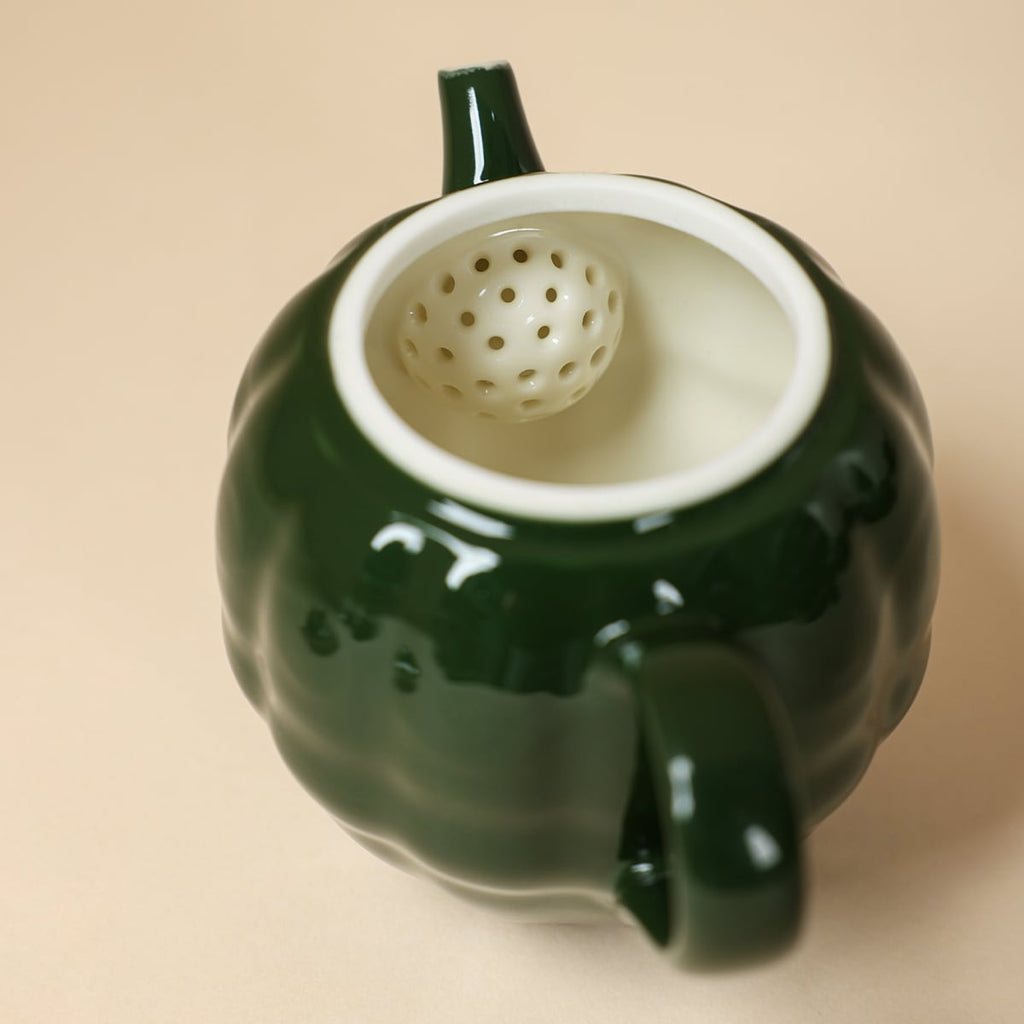 Deep Green Cloud Reverie Teapot — view 2