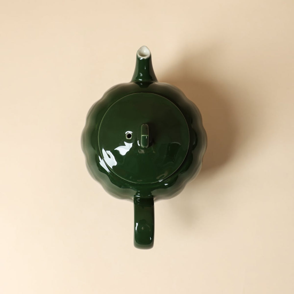 Deep Green Cloud Reverie Teapot — view 5
