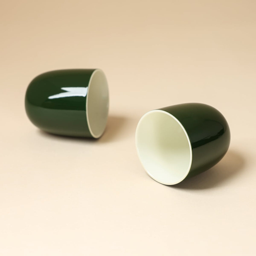 Deep Green Egg Tasting Cup — view 3