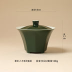 Deep Green Eight-Facet Gaiwan dimensions and capacity