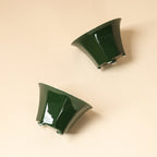 Deep Green Eight-Facet Tasting Cup detail