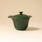 Deep Green Four-Leaf Clover Handheld Teapot — view 5