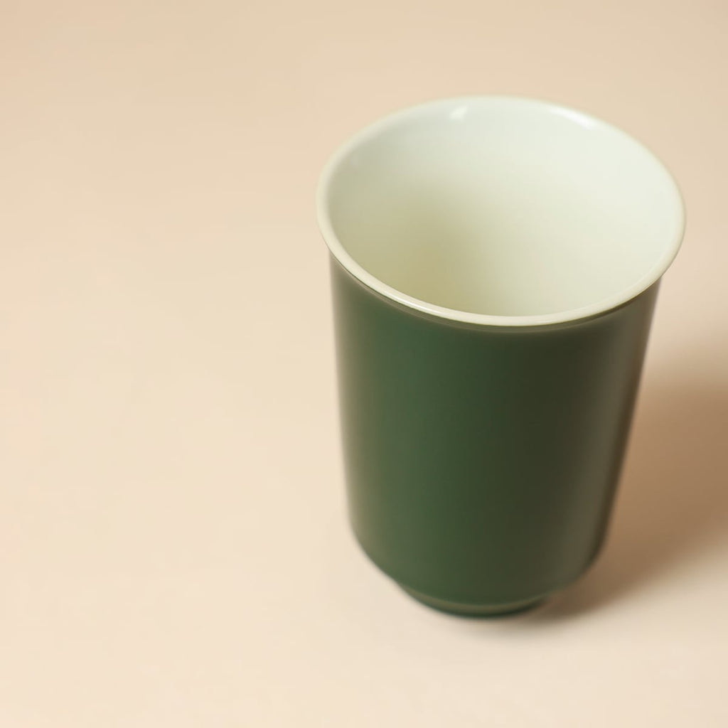 Deep Green Guanru Cup — view 1