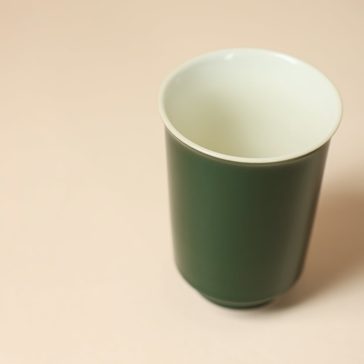 Deep Green Guanru Cup — view 1