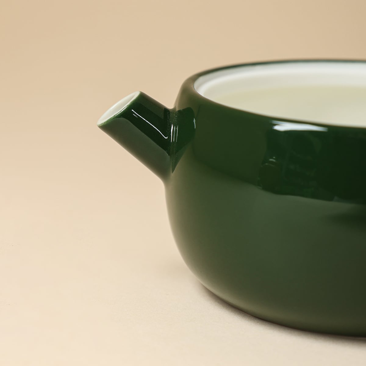Deep Green Han Tile Teapot — view 1