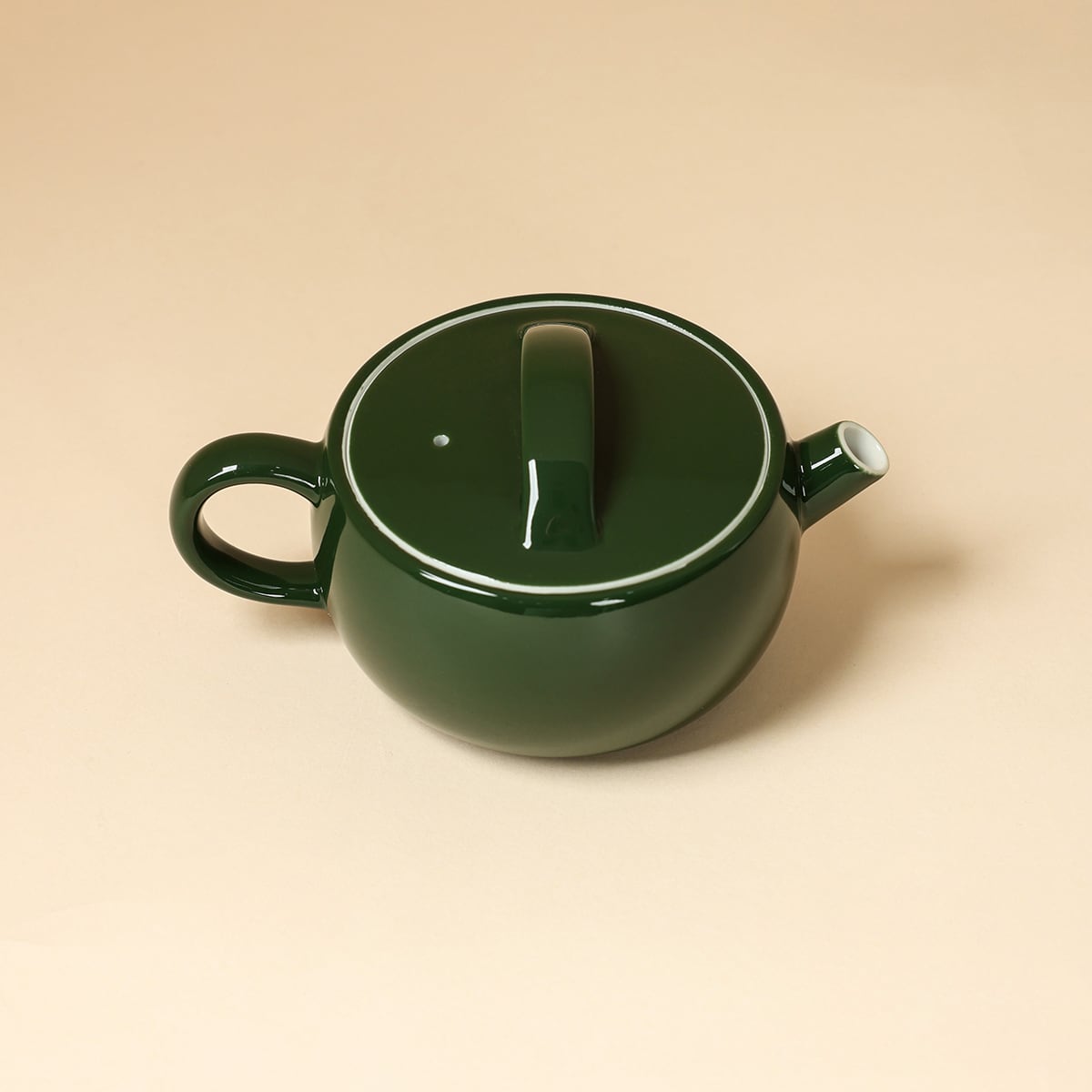 Deep Green Han Tile Teapot — view 4