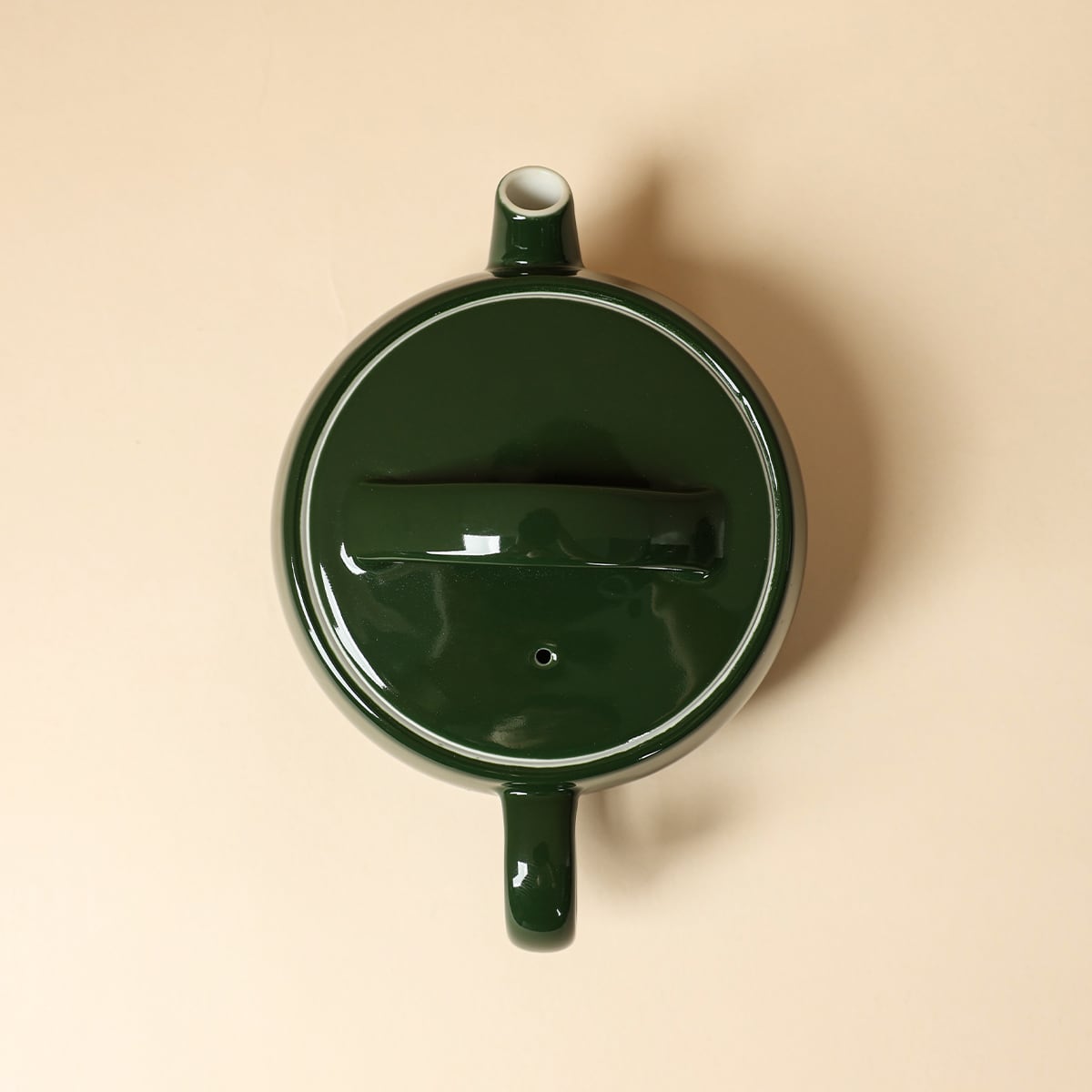 Deep Green Han Tile Teapot — view 5