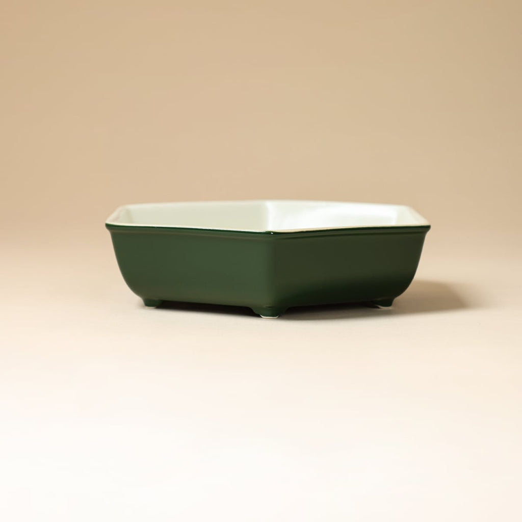 Deep Green Hexagonal Teapot Stand — view 2