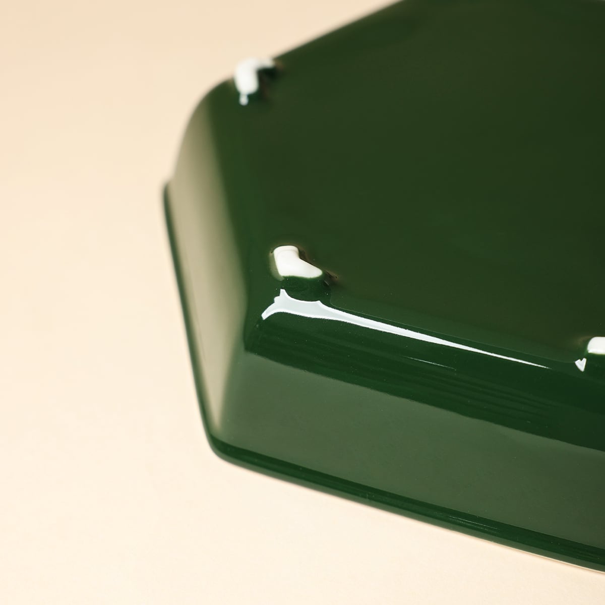Deep Green Hexagonal Teapot Stand
