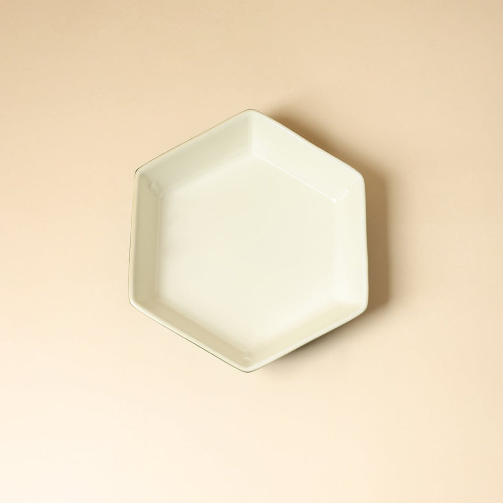 Deep Green Hexagonal Teapot Stand — view 5