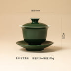 Deep Green Keyan Gaiwan dimensions and capacity