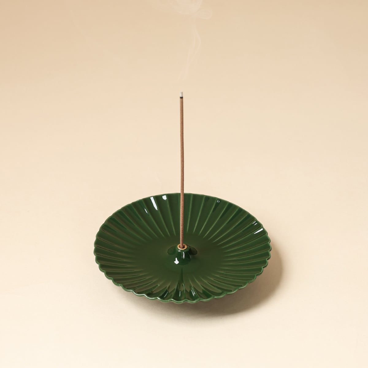 Deep Green Linear Incense Holder