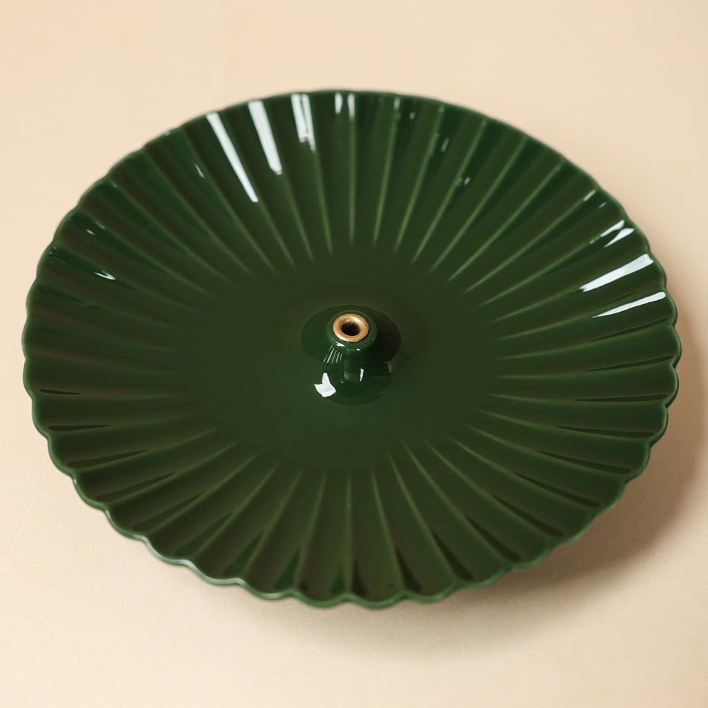 Deep Green Linear Incense Holder — view 4