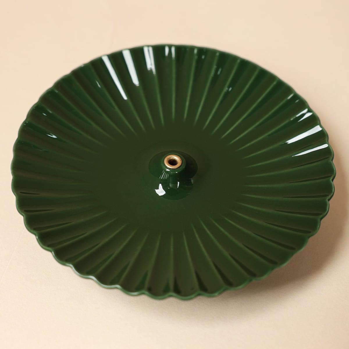 Deep Green Linear Incense Holder — view 4