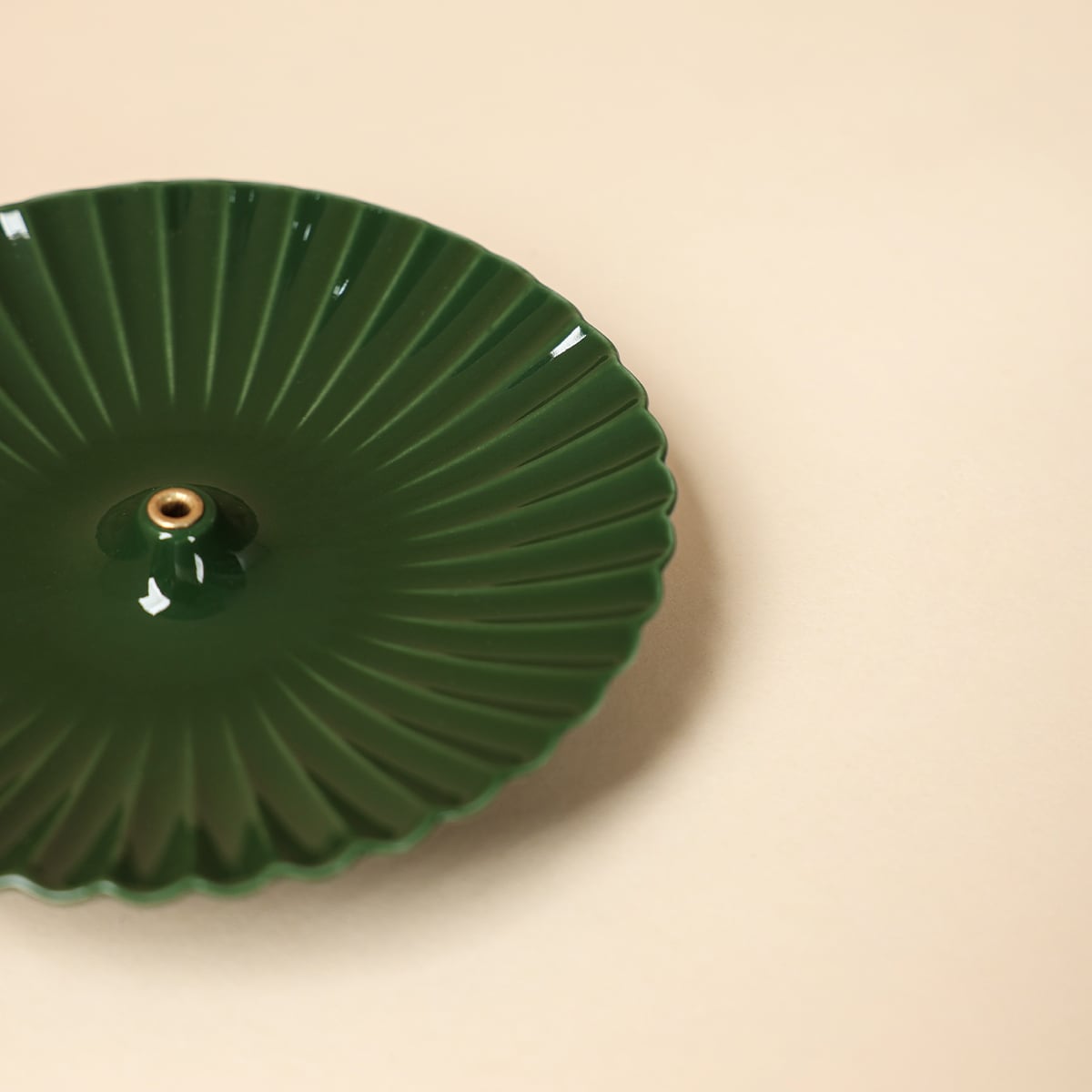 Deep Green Linear Incense Holder — view 5