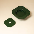 Deep Green Lotus Pedestal — view 3