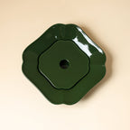 Deep Green Lotus Pedestal — view 5