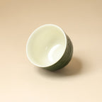 Deep Green Lotus Scroll Master Cup — view 3